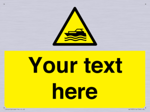 Custom Warning motorised watercraft